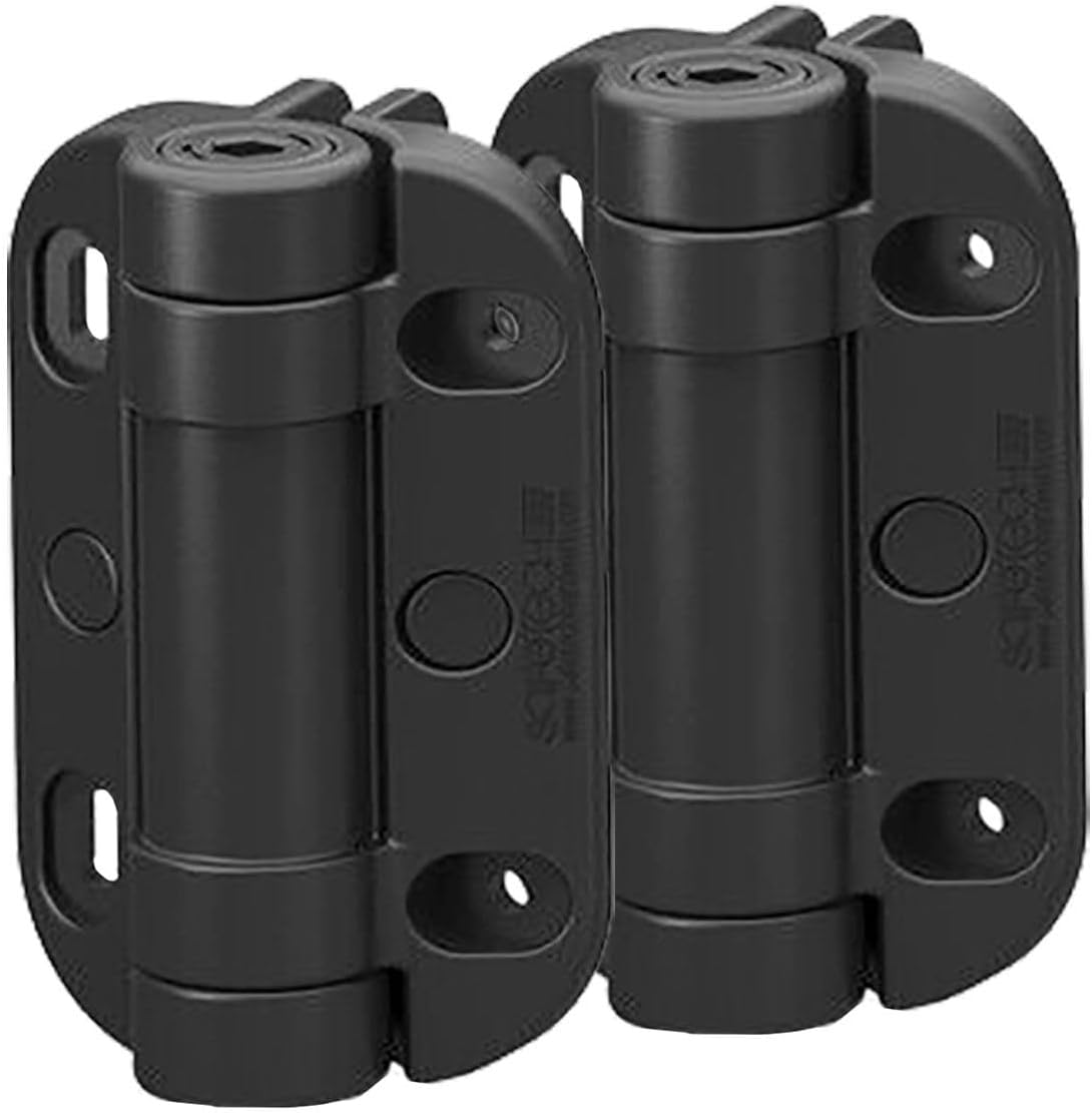 Safetech Hardware 10-Inch Push Lock Magnetic Top Pull Pool Gate Latch, MegaKllik Gate Hinges & Gate HandleBundle