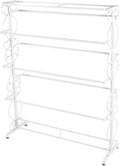 Free Standing Garment Rack Organizer, Commercial Grade Retail Display Racks, Merchandise Socks Underwear Scarf Shorts Slippers Accessories Storage Hanger,White-100x40x150CM