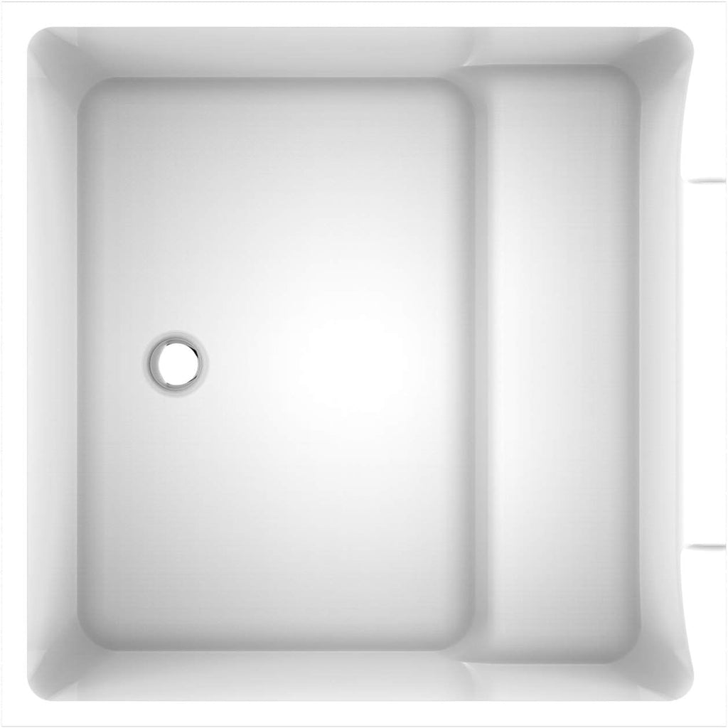 HEATGENE 39' Acrylic Freestanding Bathtub Contemporary Soaking Tub Easy to Install UPC Certified Chrome Drain & Overflow Assembly Included