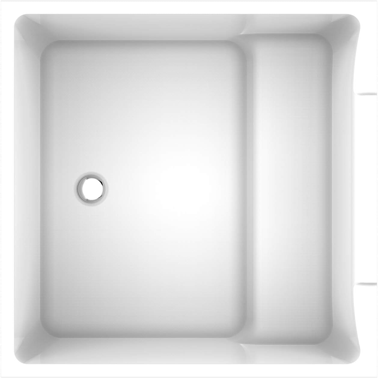 HEATGENE 39' Acrylic Freestanding Bathtub Contemporary Soaking Tub Easy to Install UPC Certified Chrome Drain & Overflow Assembly Included
