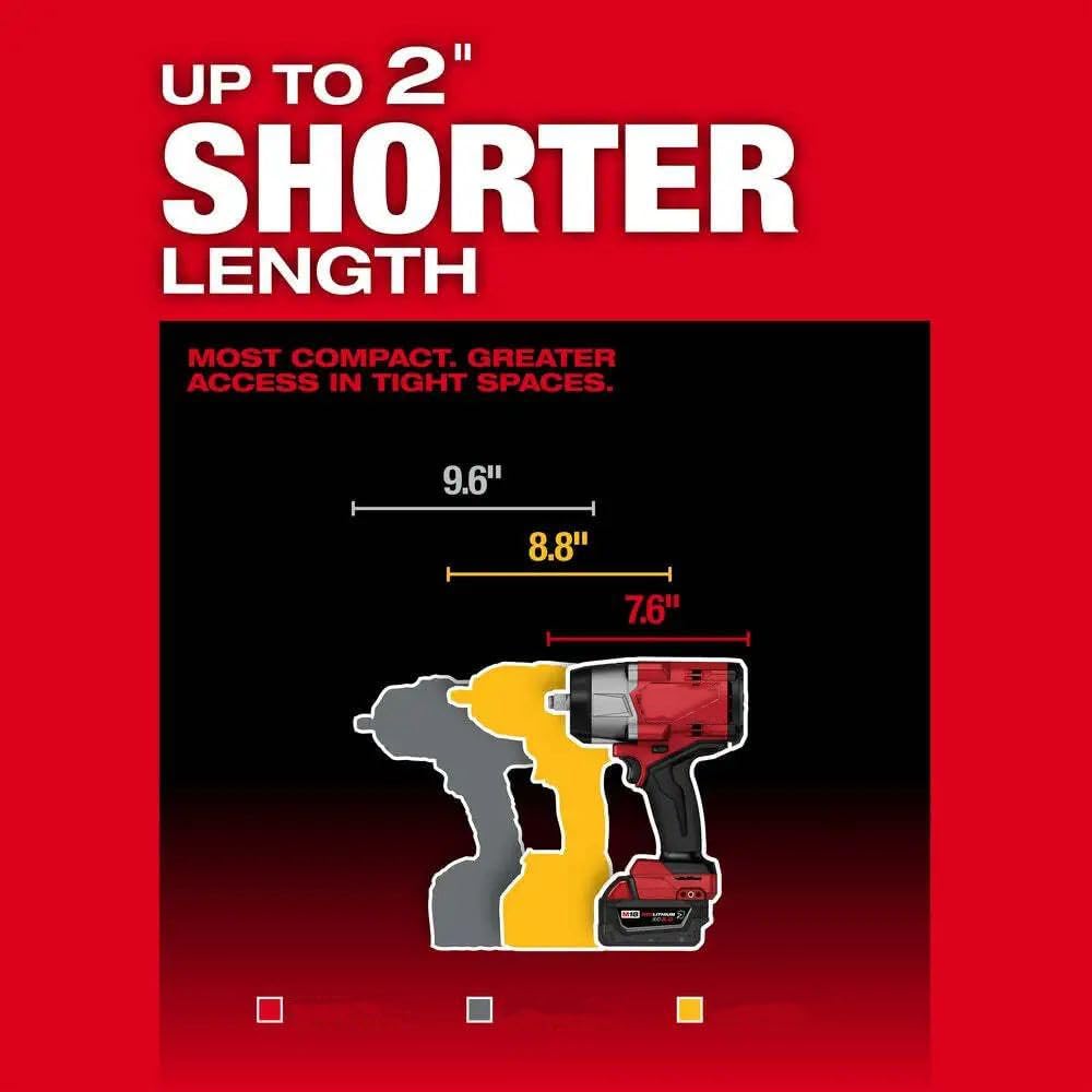 Impact Wrench, Impact Driver, Tool Kit, for Milwaukee 2967-22 M18 Fuel 18V 1/2' High Torque Impact Wrench Friction Ring Kit