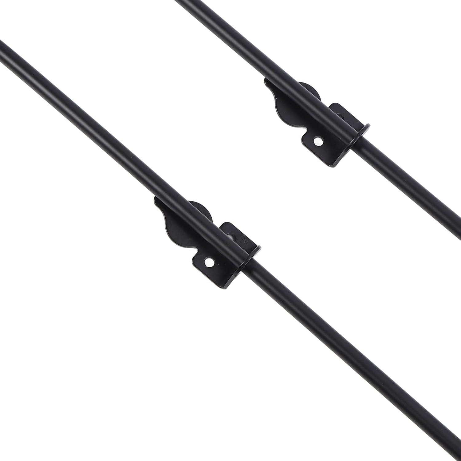 Heavy Duty Cane Bolt Gate Drop Rod, 2 Sets Gate Ground 36 Inch Heavy Duty Drop Rod for Wooden Fences Metal Gates Doors, Easy Installation, Secures Single & Double Doors