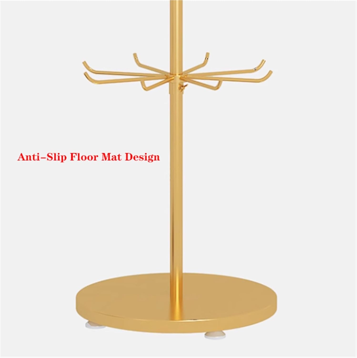 Round Retail Clothing Store Shelf, Commercial Lingerie Garment Rack, Metal, Underwear Sock Display Organizer Stand, for Bras, Shorts, Hats, 3-4 Tier(Gold,135 * 40cm)