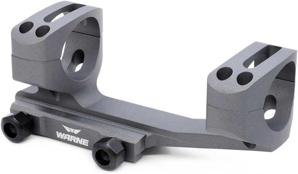 WARNE XSKEL30TW Gen 2, Extended Skeletonized 30mm MSR Mount, 6061 T6 Aluminum, Steel Threaded Inserts, Black | Two-Inch Forward Cantilever, Steel Threaded Inserts, MSR Ideal Height, Fits 34mm Scope Tubes, Lightweight Construction