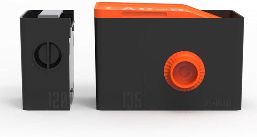 120 Films 35 mm Cartridge LAB-Box Developing Tank 2-Module Kit (Orange)