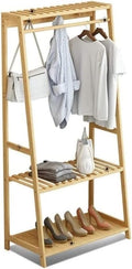 VVABRA Coat Stand Coat Rack Coat Stands Heavy Duty Adjustable Clothing Rail Garment Clothes Rack Collapsible with Hooks for Shoes Hats Scarves Coat Holder
