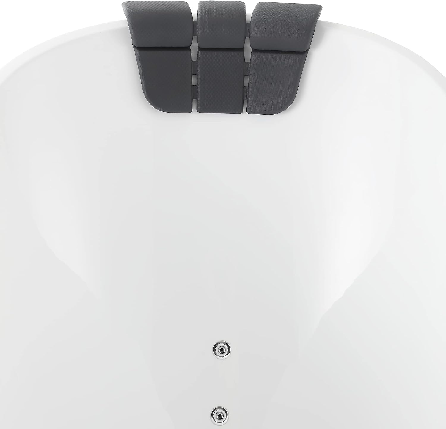Empava 67'x 30' Freestanding Whirlpool Tub,560W Stand Alone Jetted Bathtub,Slipper Shape with Lumbar and Cervical Support, with 110V Power Plug, ETL Certified