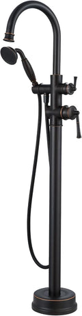 Free Standing Tub Faucet, Antique, Oil Rubbed Bronze (B2311-ORB) | H59-1 Premium Solid Brass, High Flow 6.6 GPM, Elegant & Vintage Styling