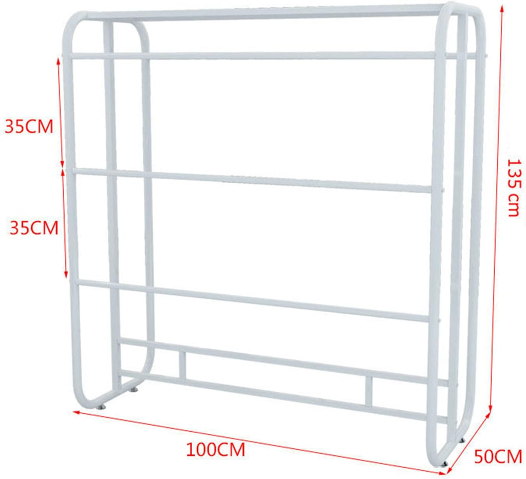 Free Standing Garment Rack,Metal Floor Stand For Bras,Shorts,Socks,Underwear,Shopping Mall Garment Organizer With Top Storage For Shopping Malls,Exhibitions And Retail,A100X135Cm