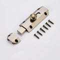 JSEIAJB Top Selling Brass Doors Slide Latch Lock Bolt Barrel Home Gate Safety Hardware Screws Bathroom(Green Bronze)