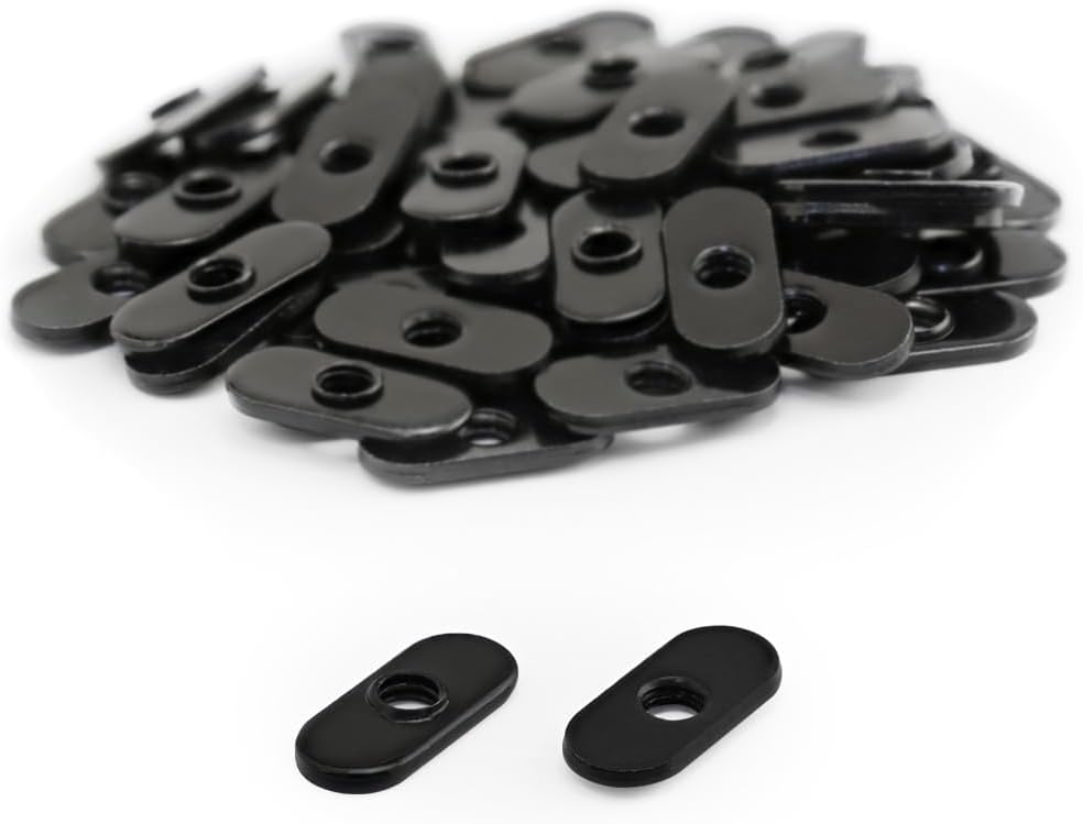 8020, 3276, 10 Series Steel 10-32 Centered Slide in Economy T-Nuts Hardware Nuts for 10 Series Aluminum Extrusions (2500 Pack)