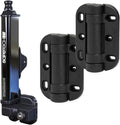 Safetech Hardware 10-Inch Push Lock Magnetic Top Pull Pool Gate Latch & MegaKlik Gate Hinges Bundle