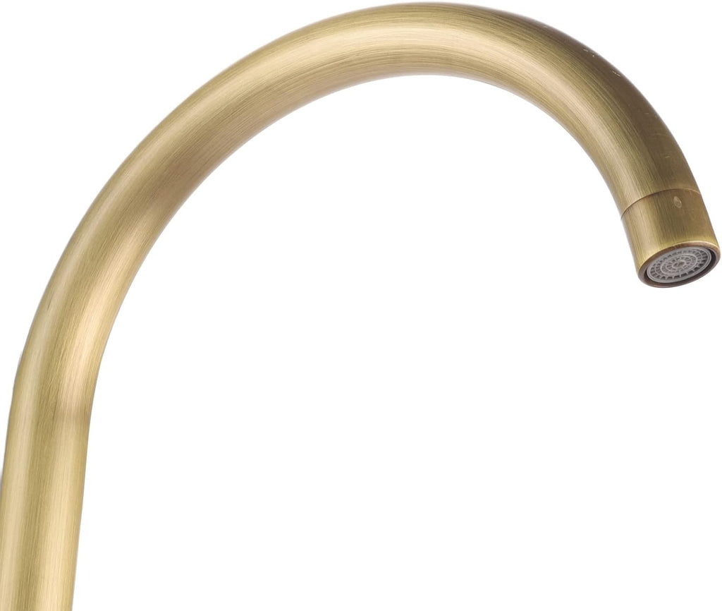 Freestanding Bathtub Faucet, Resist Shower Faucet for Column Type Basin Stainless Steel (Antique)