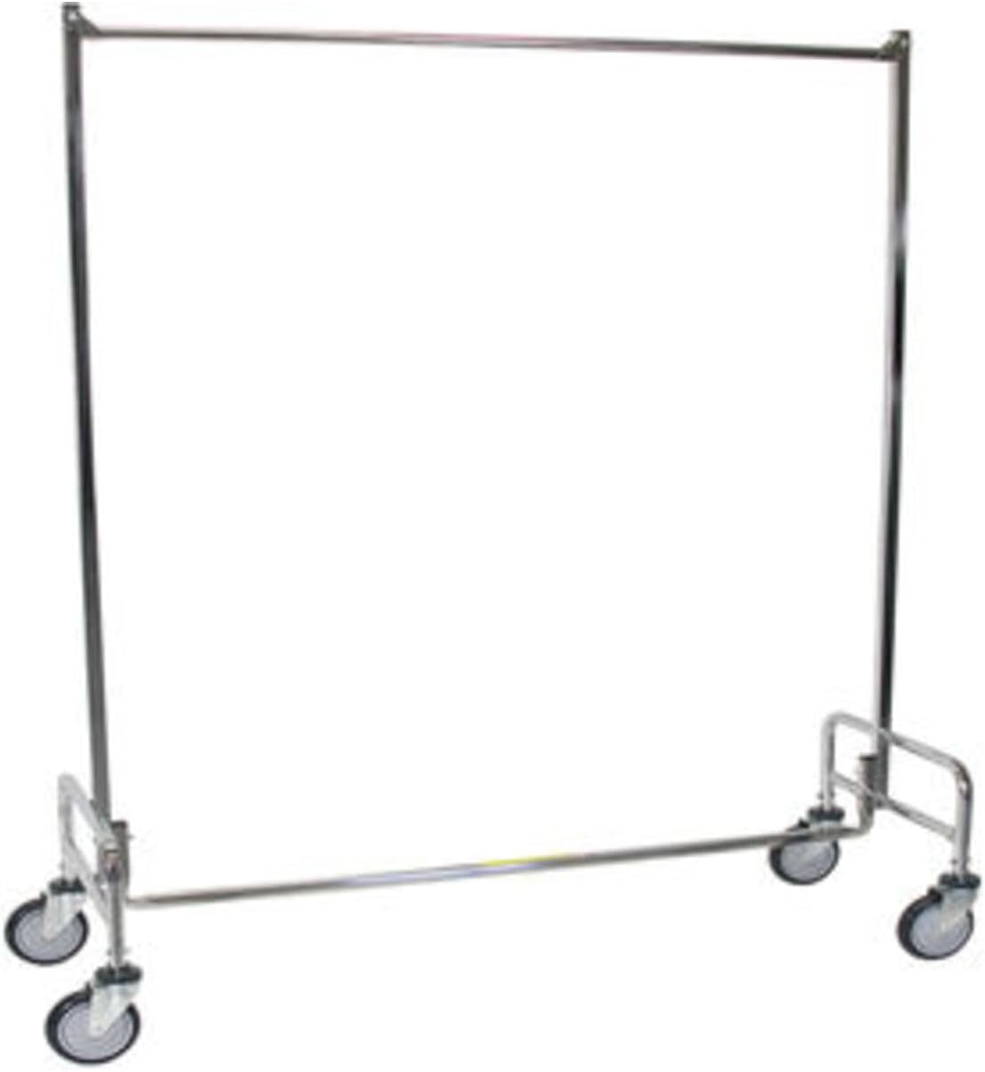 R&B Wire™ 703 Single Pole Rolling Garment Rack, 36 Inches of Horizontal Hanging Space, Made in USA