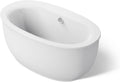 Kohler 24002-0 Sunstruck® 60' x 34' freestanding bath with fluted shroud, White