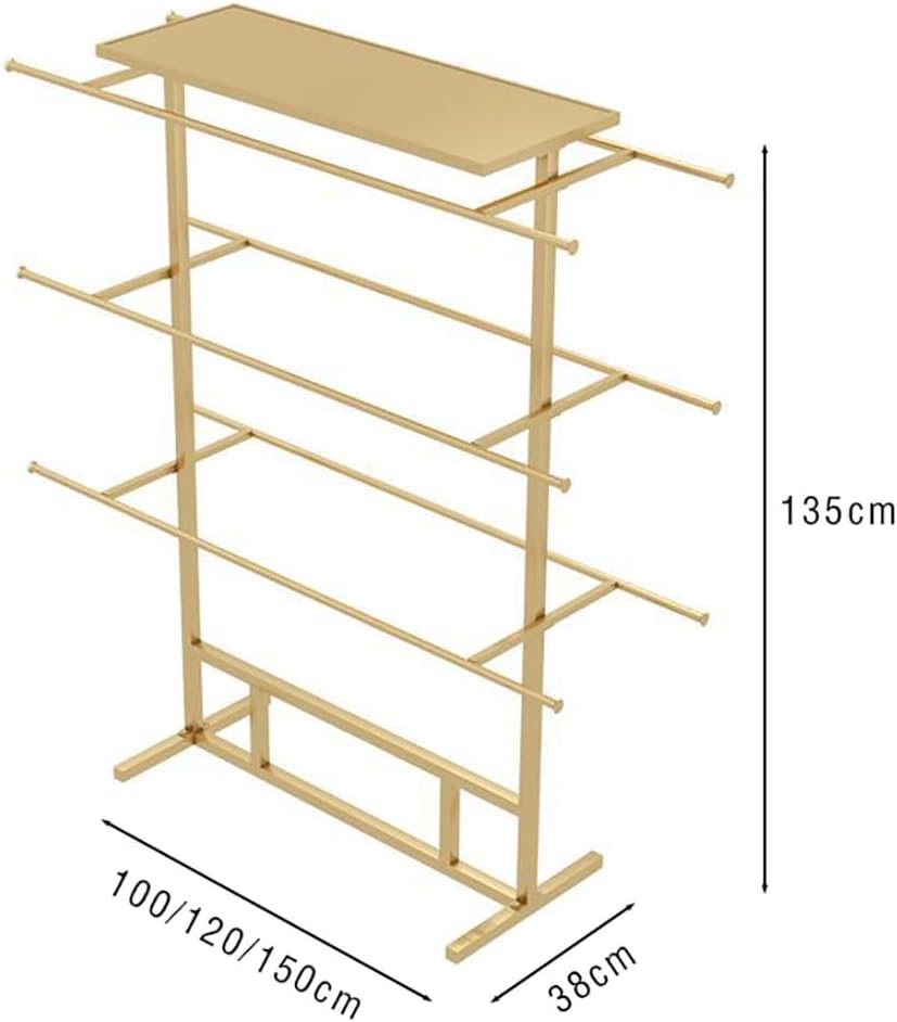 3 Layer Bra Rack Clothes Rack, Stand Clothes Rack Freestanding Underwear Display Stands for Retail Stores, Racks for Underwear Storage Commercial Shorts Storage Shelf