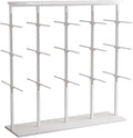 3 Layer Underwear Display Stands, Metals, Clothing Store Boutiques Retail Lingerie Garment Rack, Commercial Shelves Clothes Rod, for Socks Bra Panties Scarves(White,130 * 40 * 130cm)
