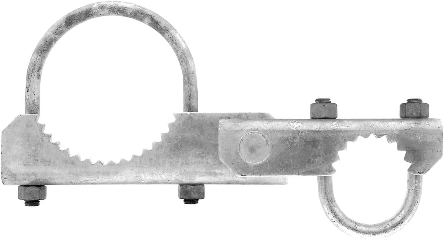 Chain Link Fence 180 Degree Commercial Duty Gate Hinge-for 2-3/8' Outside Diameter Gate Post/Pipe & 1-5/8 Thru 1-7/8' Gate Frame. - CASE Qty 10