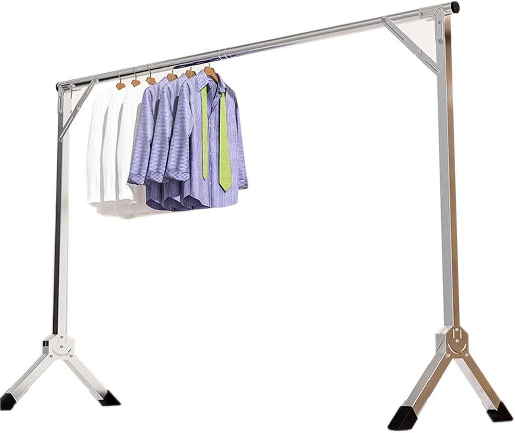 Foldable Laundry Drying Rack, Heavy-Duty Laundry Drying Rack, Collapsible Clothes Drying Rack, Heavy Duty Garment Rack, 47-94 Inches Extendable, Free-Standing Laundry St