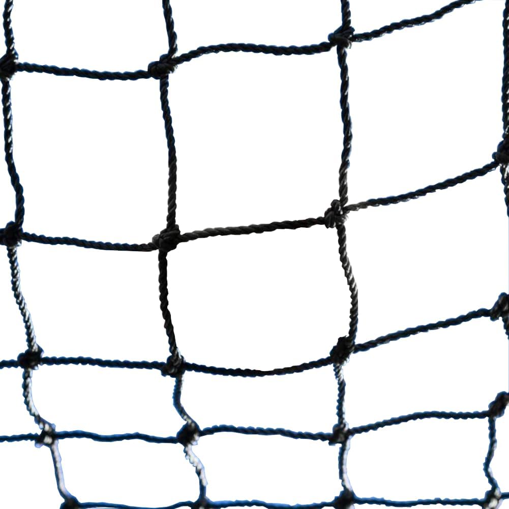 Jones-Sports Pre-Cut #36 Nylon Borderless Protective Backstop Boundary Netting for Baseball, Softball, Cricket