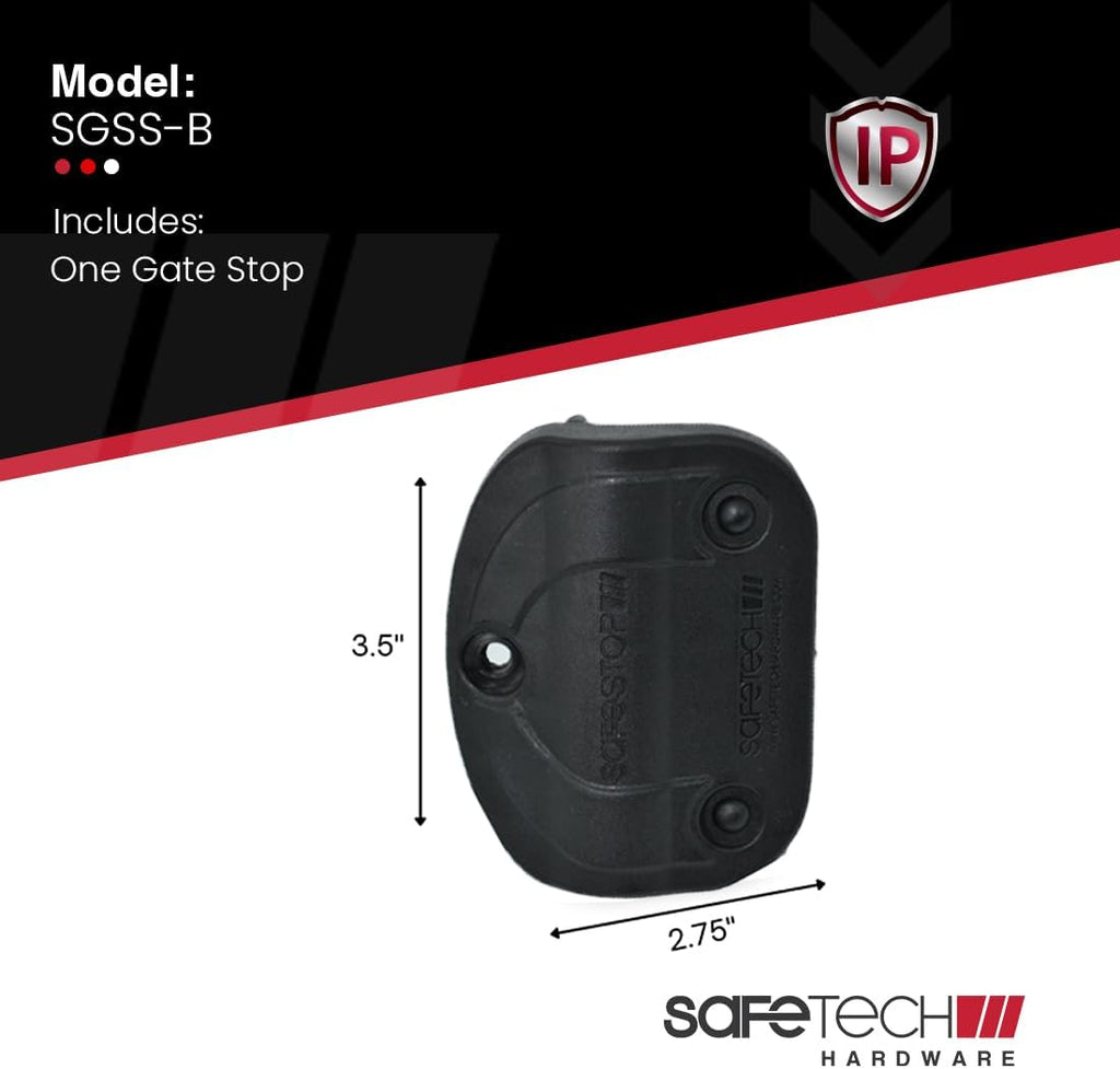 Safetech Hardware's 10-Inch Top Pull Pool Gate Latch, TopKlik Self Closing Hinge, Gate Handle, & Gate Stop Bundle