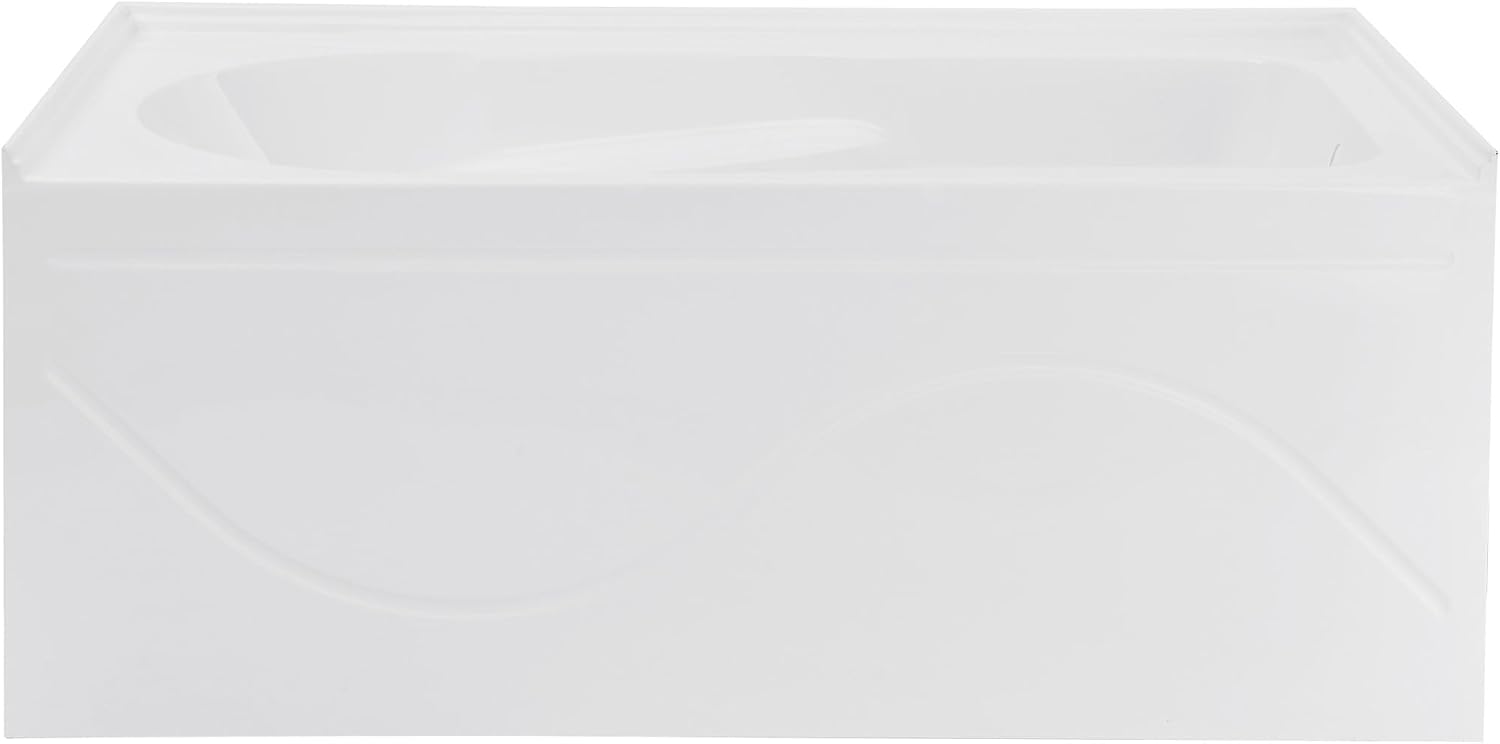 Ivy 48'' x 32' Bathtub with Apron Right Hand Drain in White