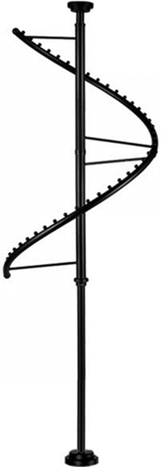 Spiral Rotating Clothing Rack 360° Heavy Duty Garment Rack Standing Metal Sturdy Freestanding Hanger for Wardrobe Storage, Bedrooms, Clothing Shops and Dormitories