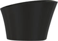 51' Japanese Soaking Bathtub with Seat, Solid Surface Matte Black | Freestanding Deep Soaking Tub, Pop-Up Drain and Overflow, Resin Stone Stand Alone for Samll Bathroom
