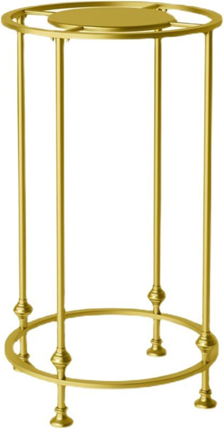 Freestanding Garment Racks, 70cm Metal Round Clothing Rack, Closet Organizer with Top Shelf, Commercial Clothing Store Display Stand for Hanging Clothes and Storage