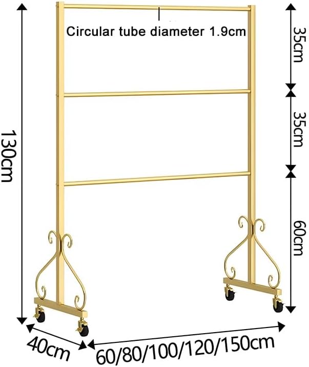 Zfmnoyev Underwear Panty Rack Shorts Display Bra Stand, 3 Tiers Metal Swimsuit Clothes Organizer Shelves, Freestanding Garment Rack with Wheels, for Bedroom/Boutique(White,80x40x130cm)