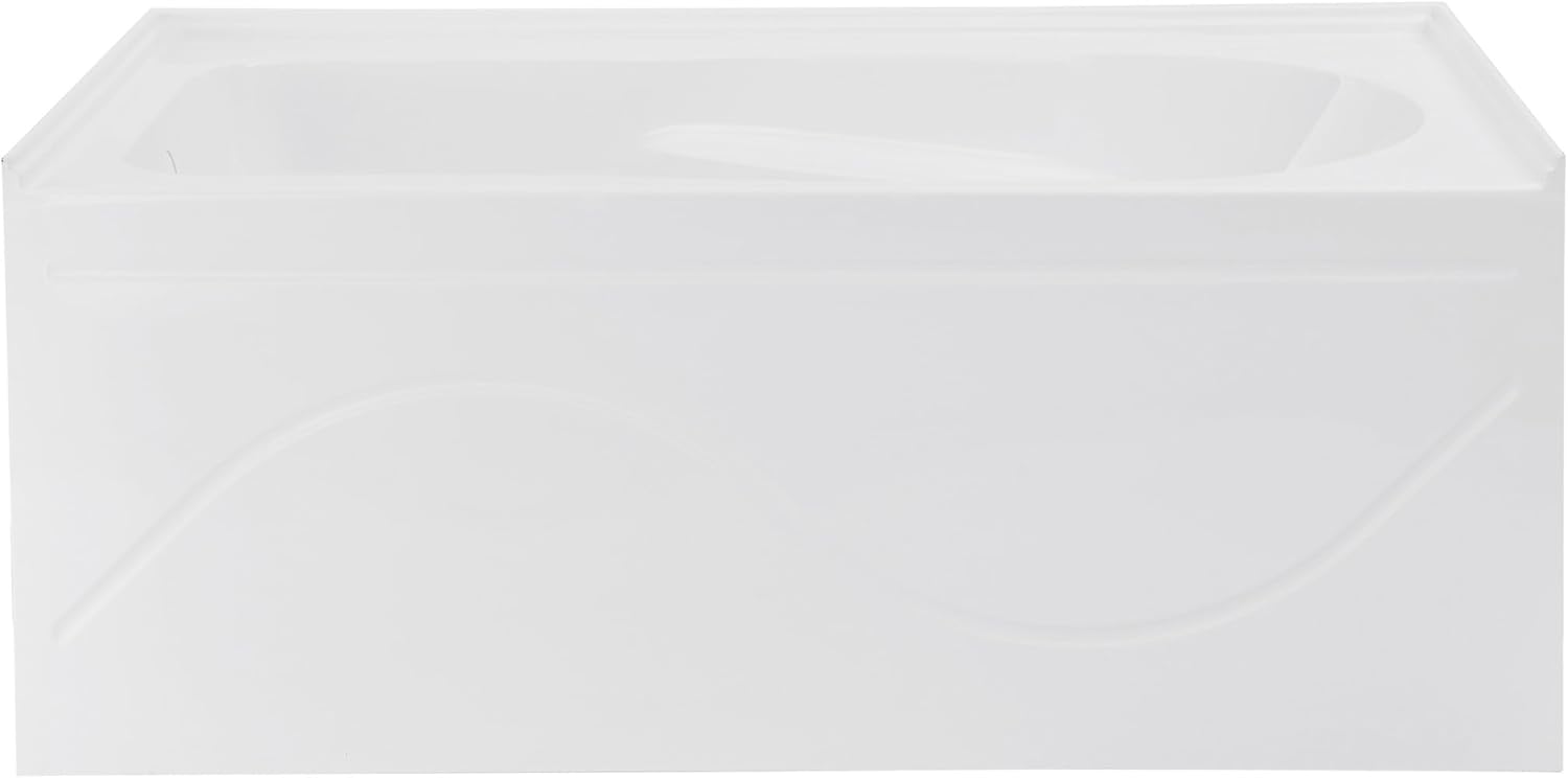 Ivy 48'' x 32' Bathtub with Apron Left Hand Drain in White