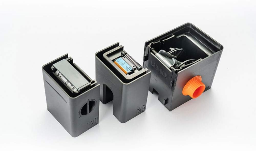 120 Films 35 mm Cartridge LAB-Box Developing Tank 2-Module Kit (Orange)