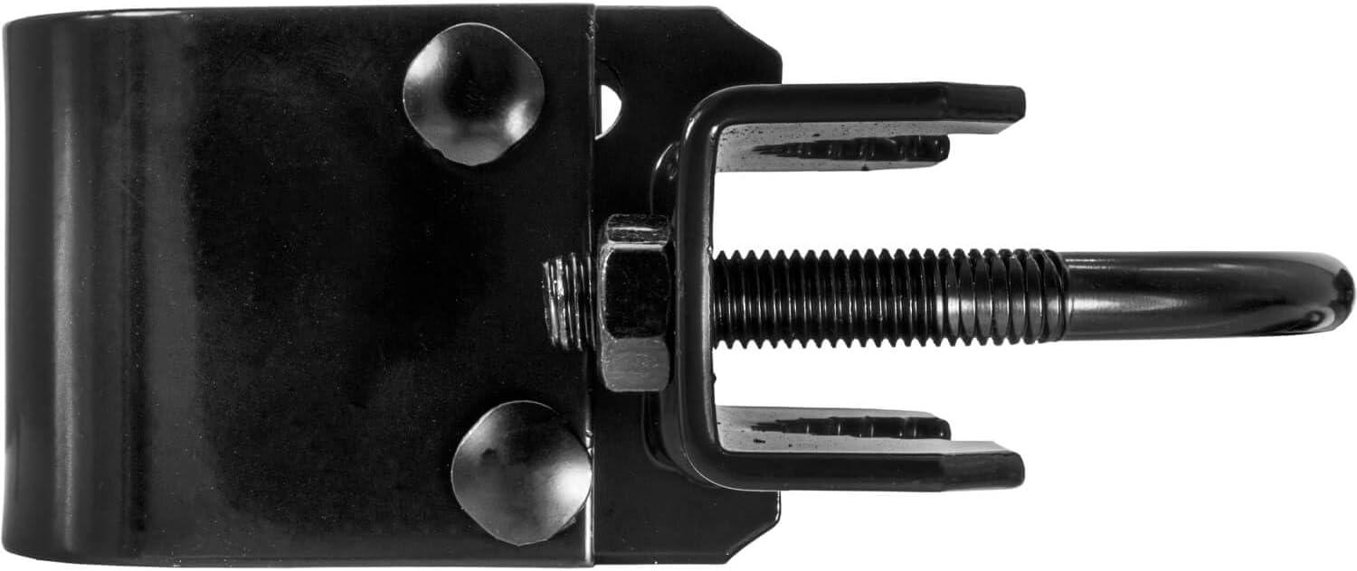 Black 2-7/8' x 1-5/8' or 1-7/8' Bulldog Hinge - Pressed Steel - Powder Coated - CASE Qty 10