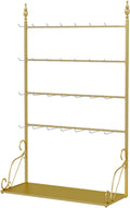 Underwear Display Stands,Freestanding Clothing Store Boutiques Retail Lingerie Garment Rack,Metals Lingerie Stand Shelves,for Panties Socks Bra Shorts(120 X 40 X 155cm) (Gold