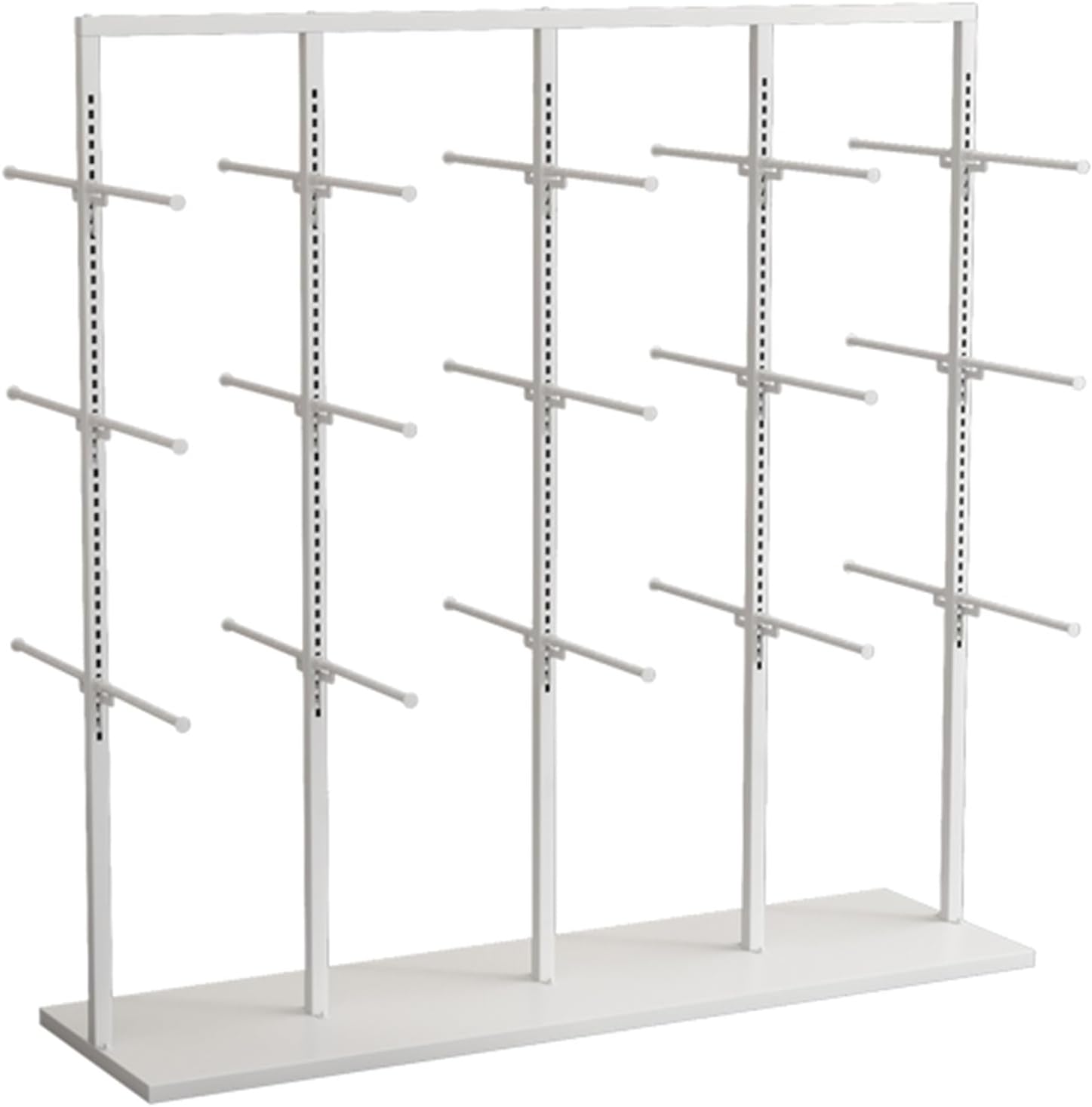 Boutique Underwear Metal Display Stand, Retail Store Garment Rack Clothing Hanger, Floor-Standing Bra Slippers Socks Accessories Storage Shelf, Commercial Organizer (C