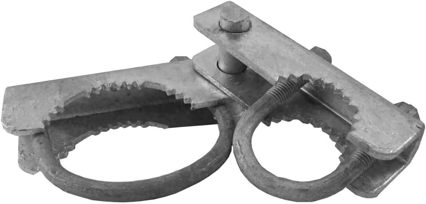 Chain Link Fence 180 Degree Commercial Duty Gate Hinge - for 4' Outside Diameter Gate Post/Pipe & 1-5/8 Thru 1-7/8' Gate Frames. CASE Qty 10