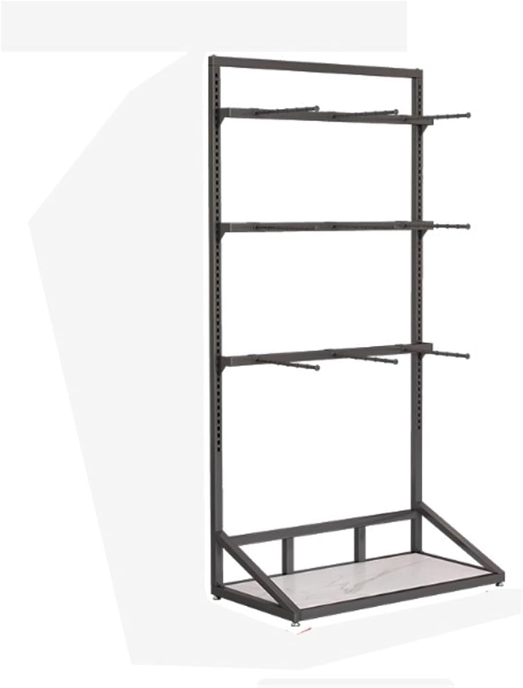 Lingerie Garment Rack, Underwear Display Stand, Metals, Retail Sock Show shelves, Supermarkets Commercial Clothing Store Shelf, for Bras, Shorts, Hats, 3 Tier(Black)