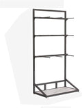 Lingerie Garment Rack, Underwear Display Stand, Metals, Retail Sock Show shelves, Supermarkets Commercial Clothing Store Shelf, for Bras, Shorts, Hats, 3 Tier(Black)