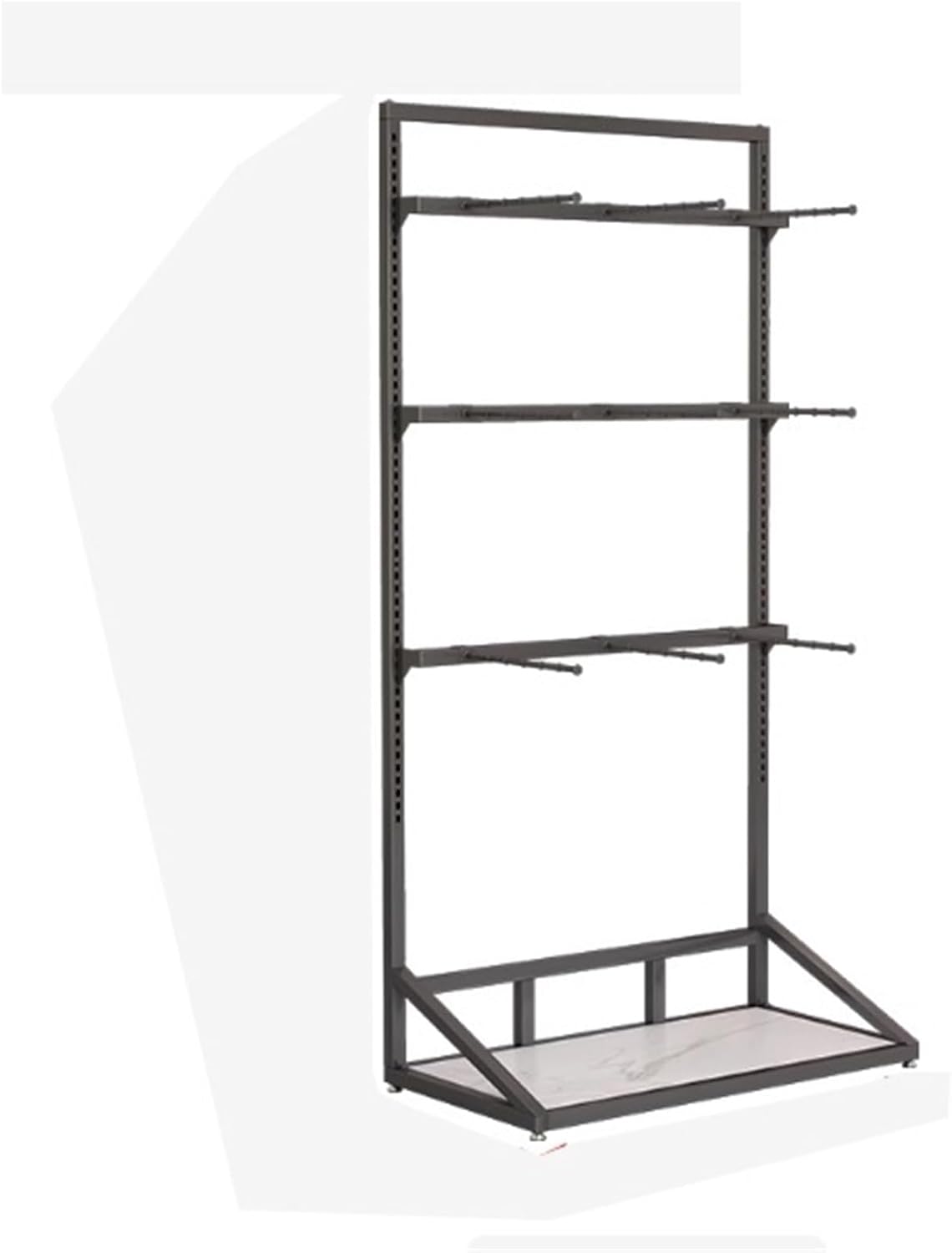 Lingerie Garment Rack, Underwear Display Stand, Metals, Retail Sock Show shelves, Supermarkets Commercial Clothing Store Shelf, for Bras, Shorts, Hats, 3 Tier(Black)
