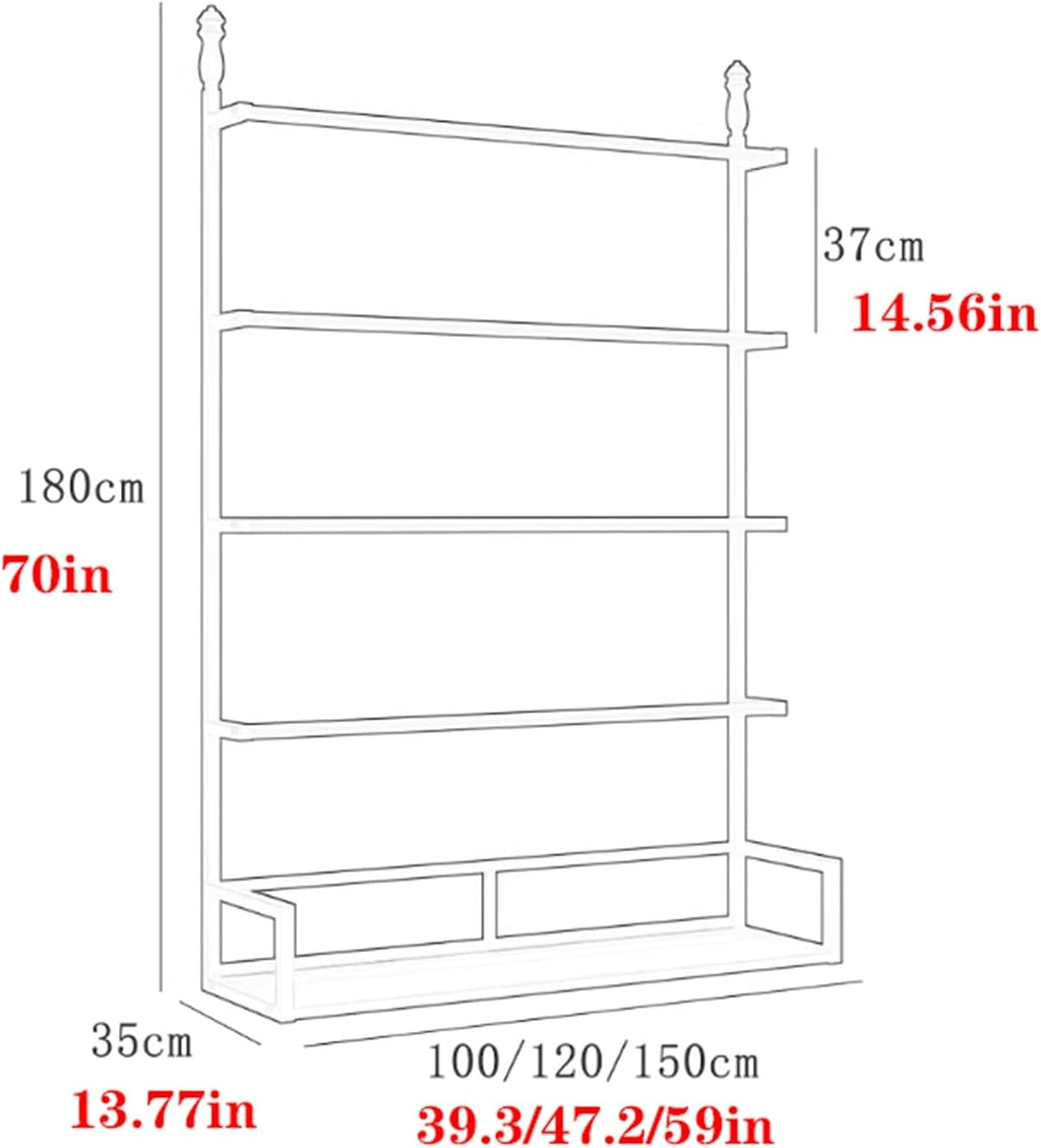 Freestanding Underwear Display Stand, Metal, Lingerie Garment Rack, Retail Sock Show shelves, Commercial Clothing Store Shelf, for Bras, Shorts, Hats,(Gold,120 * 35 * 180cm)