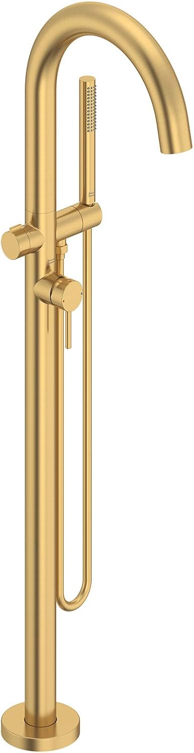 American Standard T064951.GN0 Contemporary Freestanding Bathtub Filler, Brushed Gold