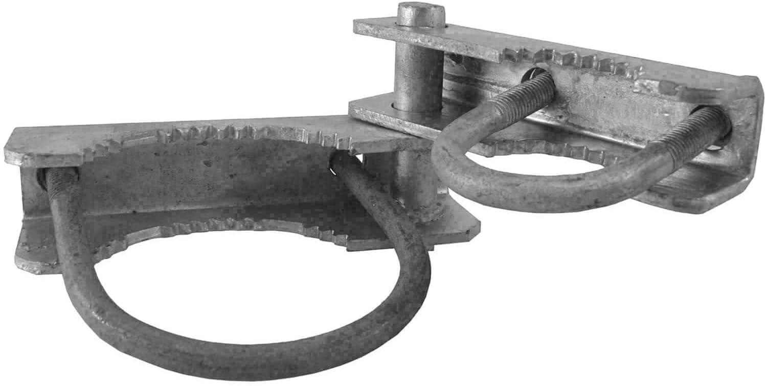 Chain Link Fence 180 Degree Commercial Duty Gate Hinge-for 6-5/8' Outside Diameter Gate Post/Pipe & 1-5/8 Thru 1-7/8' Gate Frames. CASE Qty 4