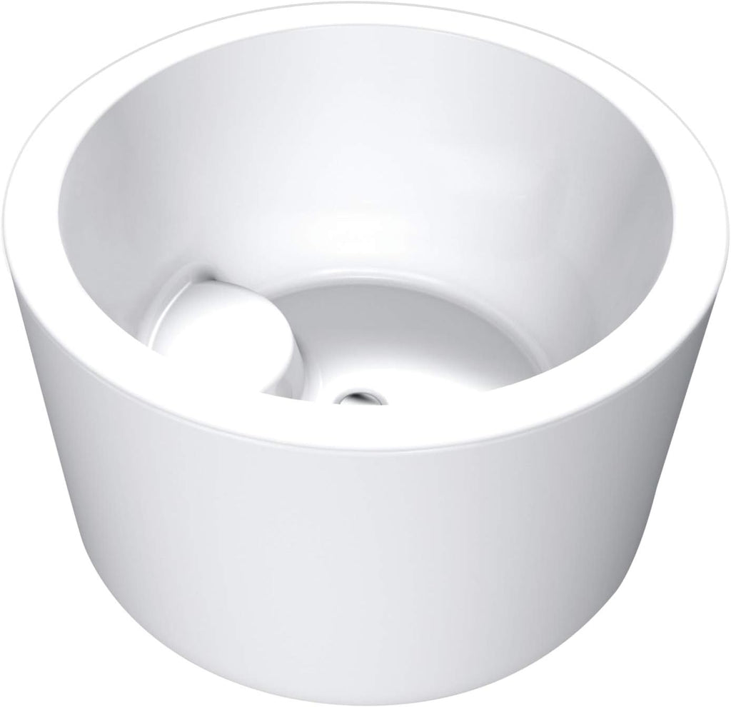 HEATGENE 41' Acrylic Freestanding Bathtub Contemporary Soaking Tub Easy to Install UPC Certified Chrome Drain & Overflow Assembly Included