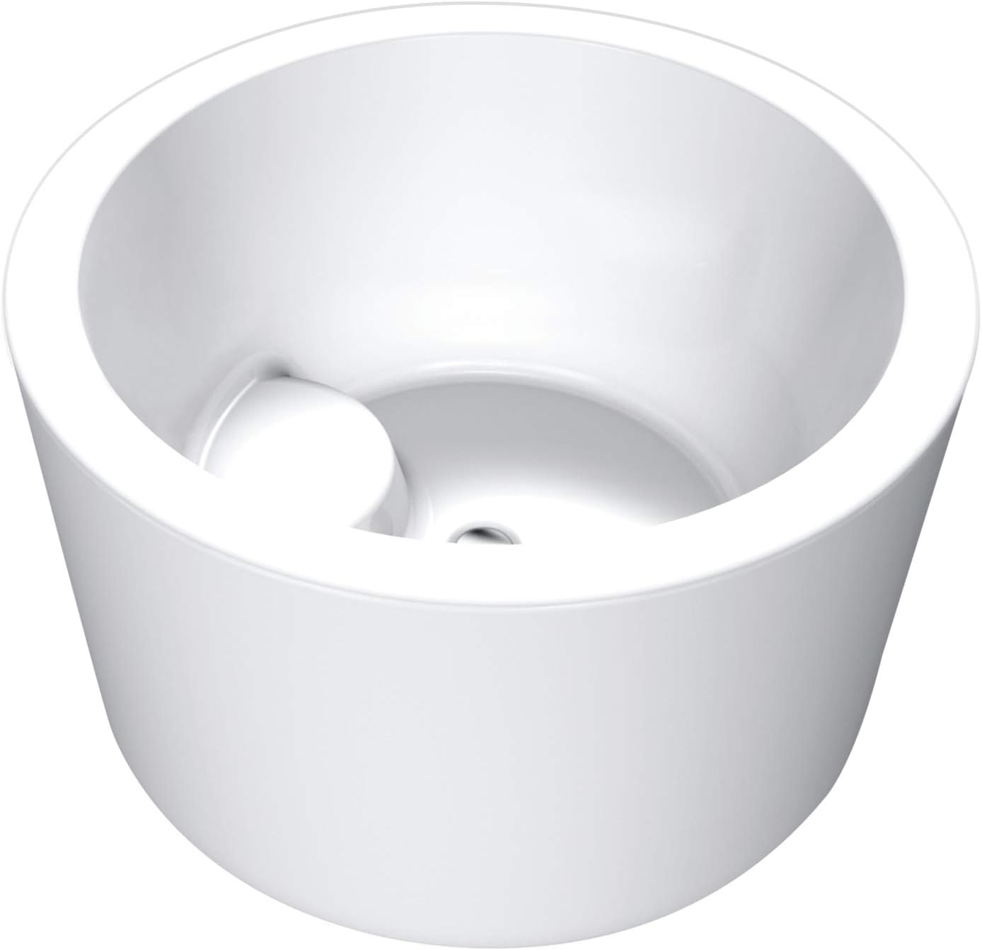 HEATGENE 41' Acrylic Freestanding Bathtub Contemporary Soaking Tub Easy to Install UPC Certified Chrome Drain & Overflow Assembly Included