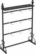 3 Tier Freestanding Lingerie Garment Rack, Metals, Underwear Display Stand, Commercial Shelves Clothes Rod, for Lingerie Socks Bra Panties Scarves,(Black,100 * 40 * 155cm)