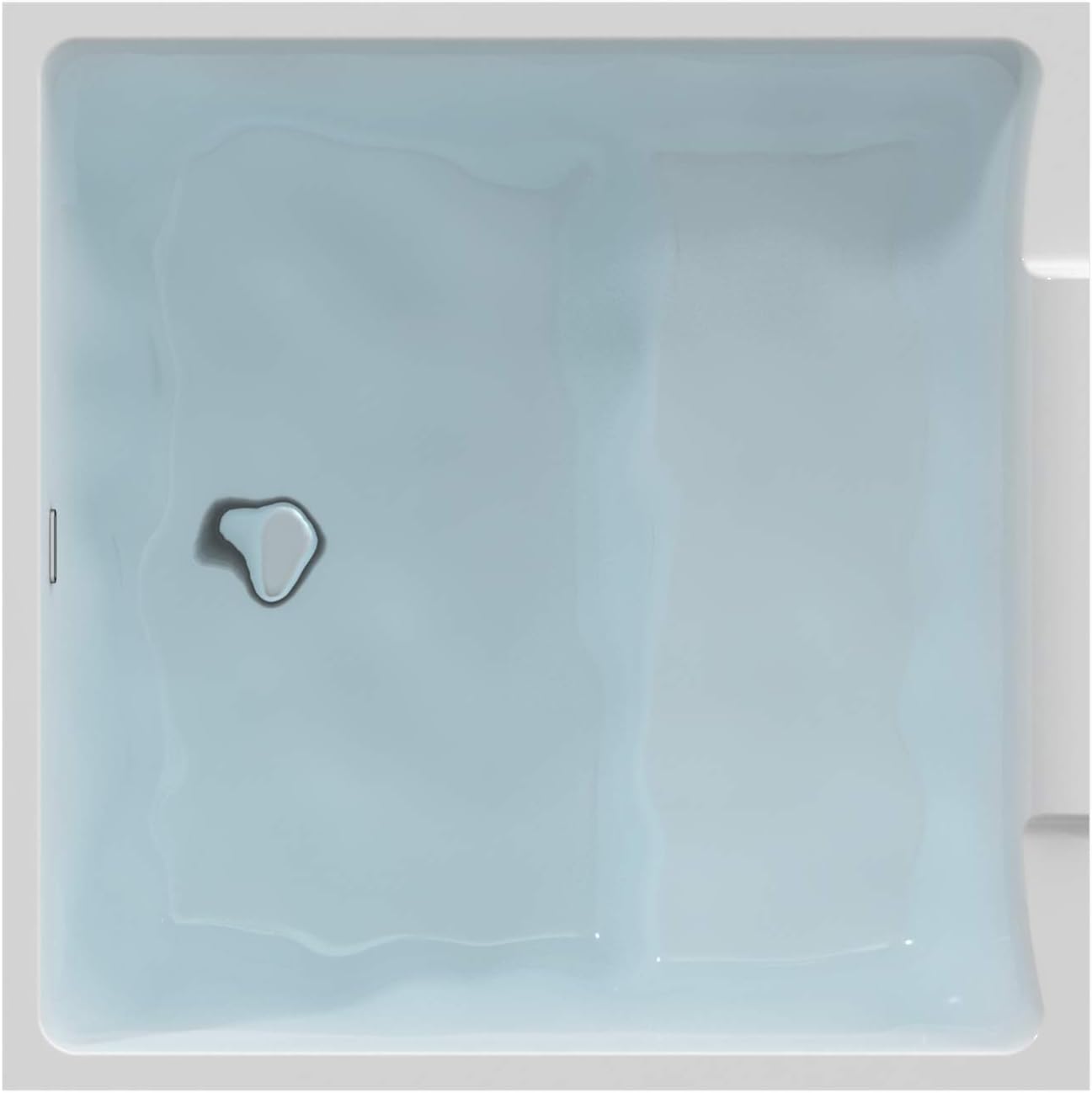 HEATGENE 39' Acrylic Freestanding Bathtub Contemporary Soaking Tub Easy to Install UPC Certified Chrome Drain & Overflow Assembly Included