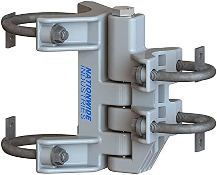 NATIONWIDE Self-Closing Chain Link Hinges (Set of 2), Heavy Duty, for 2-3/8' - 2-7/8' Post and 1-3/8' - 1-5/8' Gate