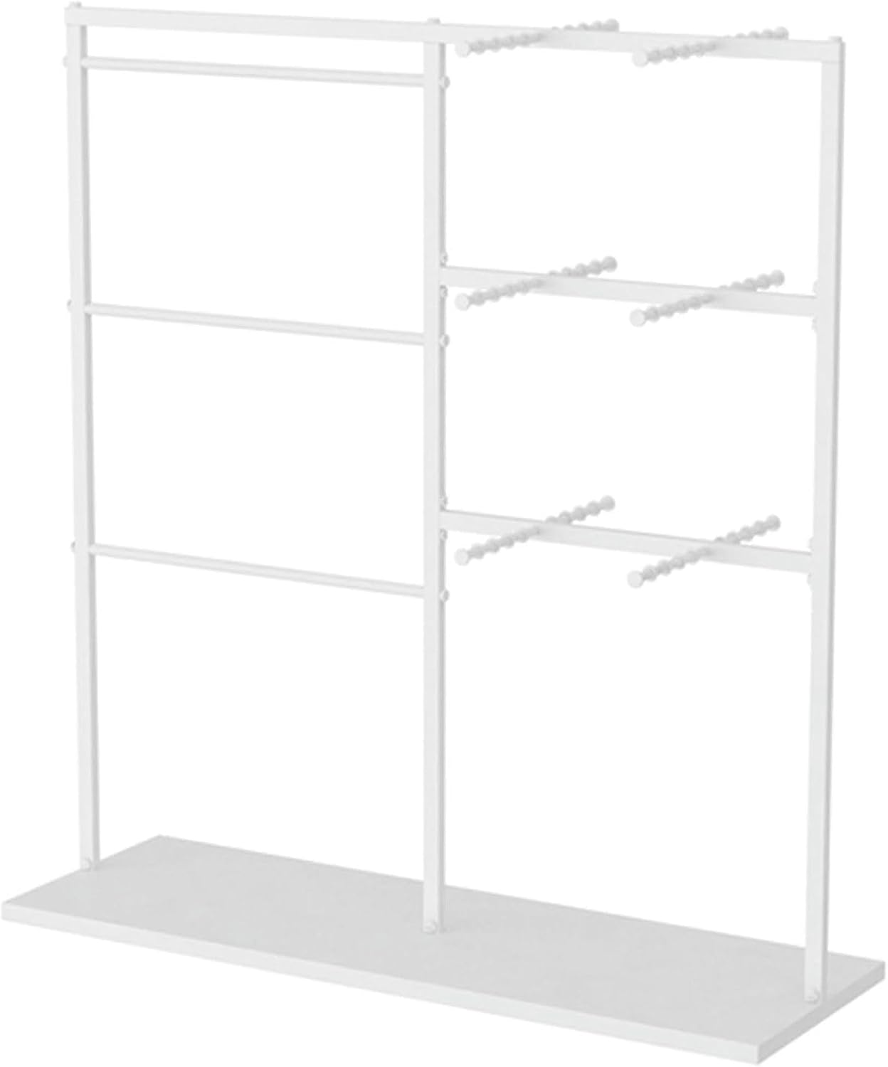 Metal Hijab Hangers - Adjustable Clothing Organizer Holder, Scarf Display Stand, Sheets Hanging Organizer Shelf, Commercial Shelves, Freestanding Lingerie Garment Rack