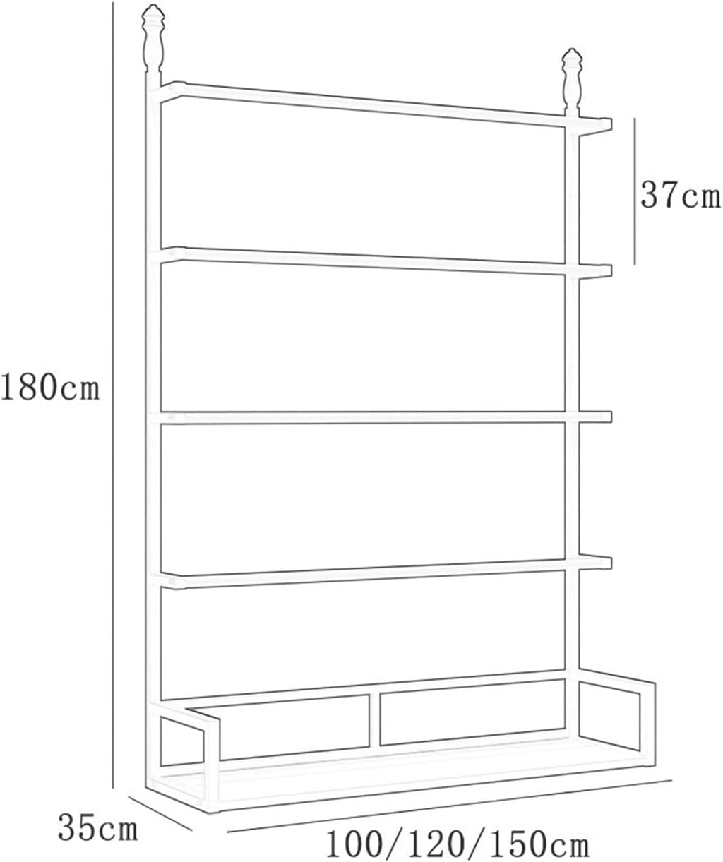 Household Boutique Underwear Racks, 5-Tier Lingerie Bra Display Stand, Sock Storage Rack, Short Clothes Organizer Shelves, for Home Commercial Retail,150CM