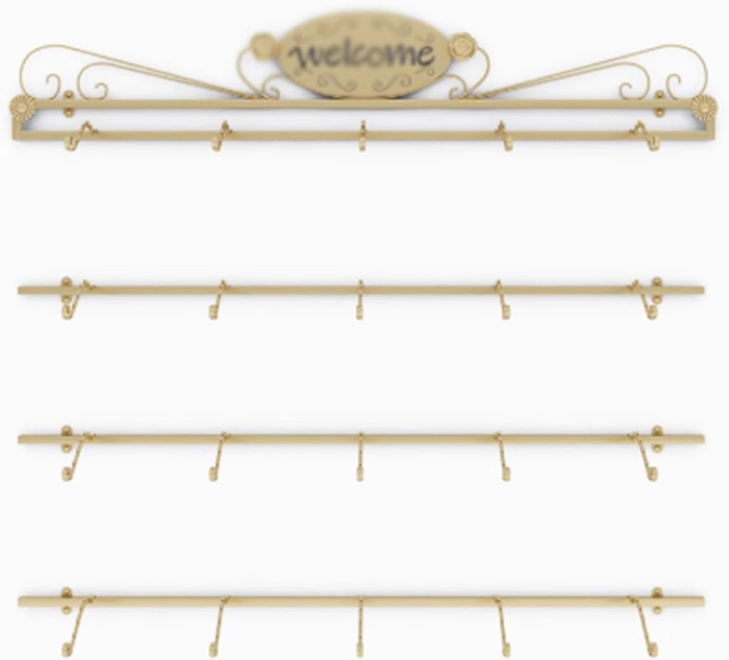 90/120/150cm Commercial Lingerie Garment Rack, Metal, Underwear Sock Display Stand, Retail Organizer Clothes Rod, for Bras, Shorts, Socks, Hats, Wall-Mounted(A,90cm)